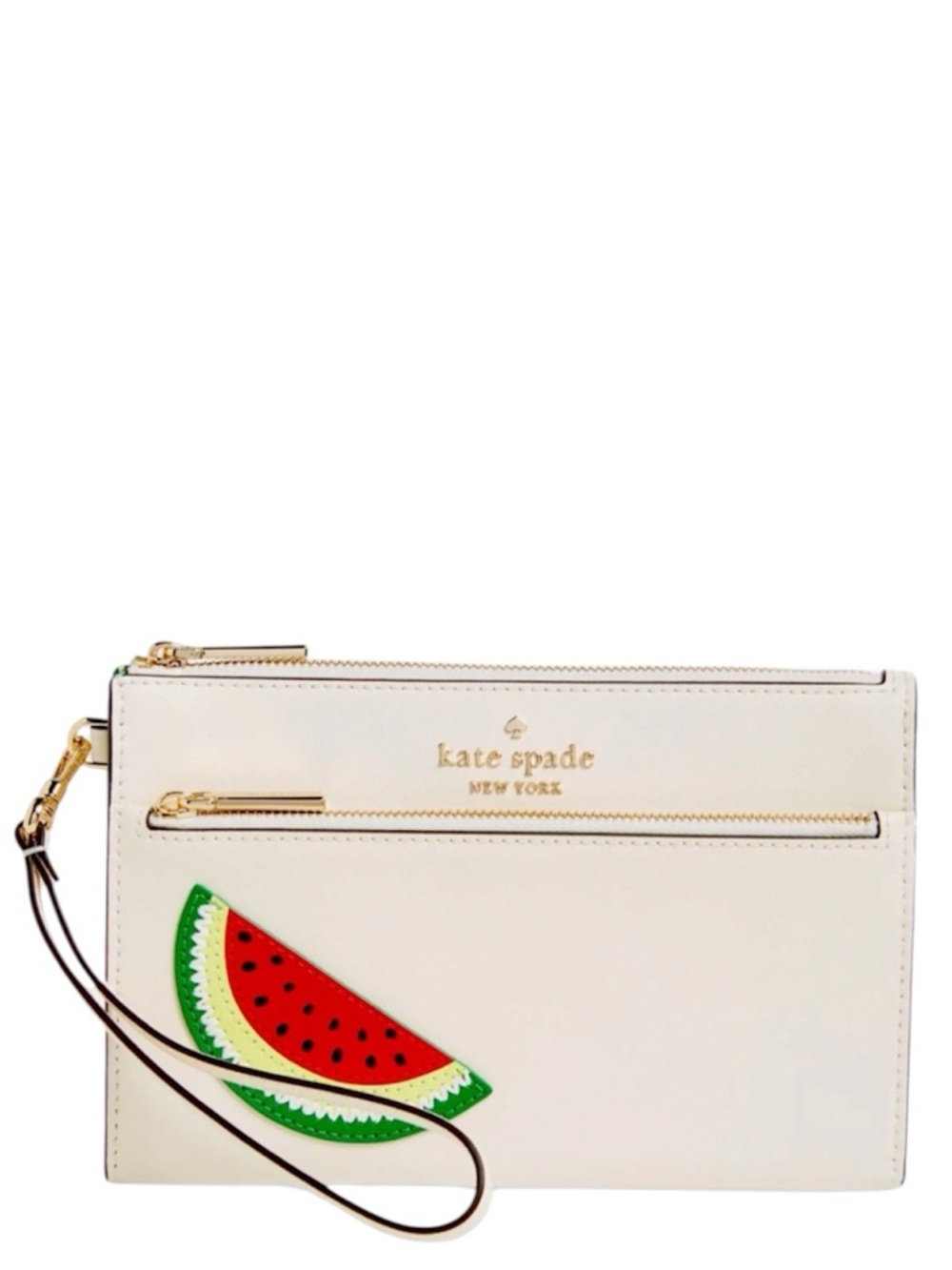 Kate Spade New York WHAT-A-MELON Leather Wristlet